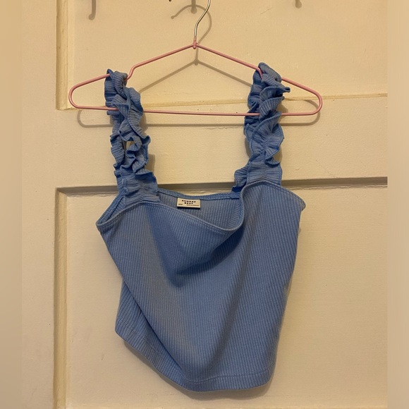 Sunday Best Tops - Sunday best ruffle strap cami